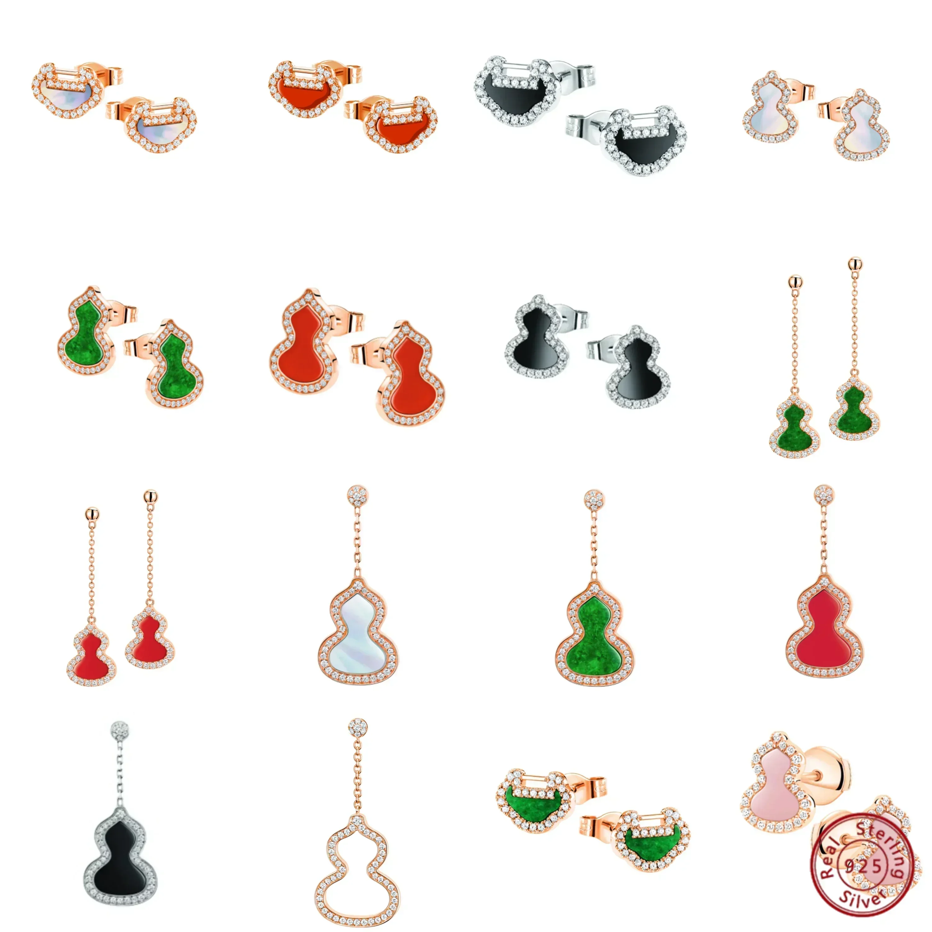 "Pendientes de plata Qilin S925 con diseño de calabaza: un regalo delicado" High Quality Jewelry Holiday Gift
"Pendientes de plata Qilin S925 con diseño de calabaza: un regalo delicado" High Quality Jewelry Holiday Gift