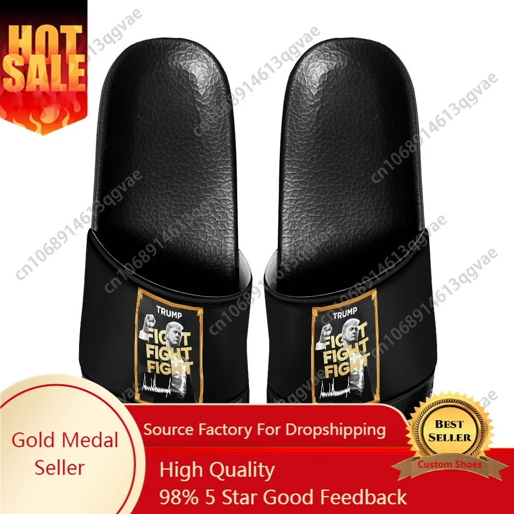 Trump Coin Fight Fight Fight Slippers Home Water Shoes Men Women Teenagers Beach Pool Sandals Custom Made Summer Slipper
Trump Coin Fight Fight Fight Slippers Home Water Shoes Men Women Teenagers Beach Pool Sandals Custom Made Summer Slipper