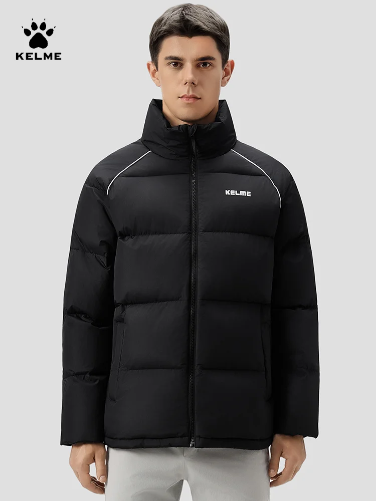 Kelme Men's Warm Cotton Jacket, Casual Stand Collar Loose Fitting Bread Jacket, Outdoor Comprehensive Training Jacket
Kelme Men's Warm Cotton Jacket, Casual Stand Collar Loose Fitting Bread Jacket, Outdoor Comprehensive Training Jacket
