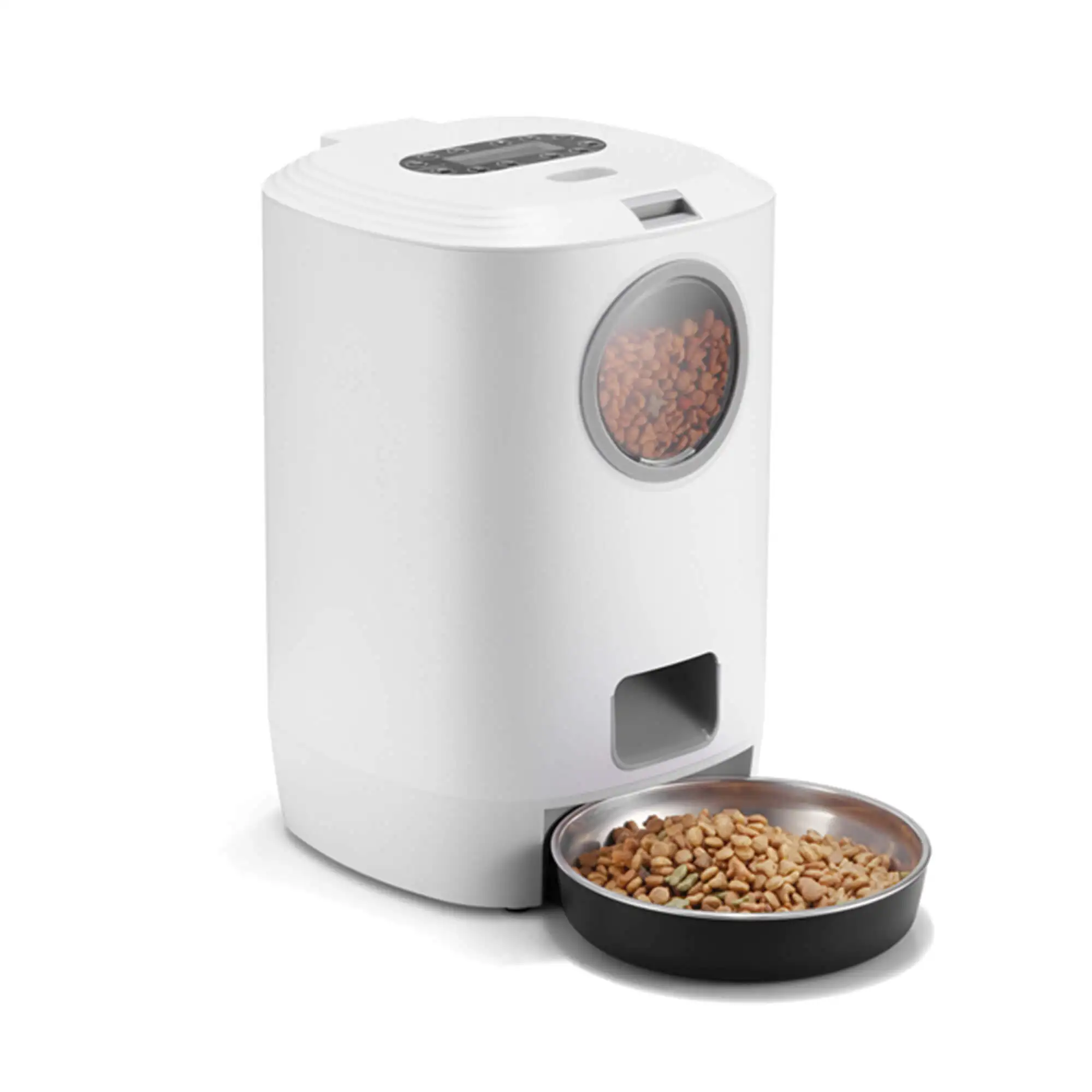 Petwant 4.5L Visual Timed Electronic Smart Auto Pet Self Dry Food Dispenser Metal Bowl Automatic Cat Feeder
Petwant 4.5L Visual Timed Electronic Smart Auto Pet Self Dry Food Dispenser Metal Bowl Automatic Cat Feeder