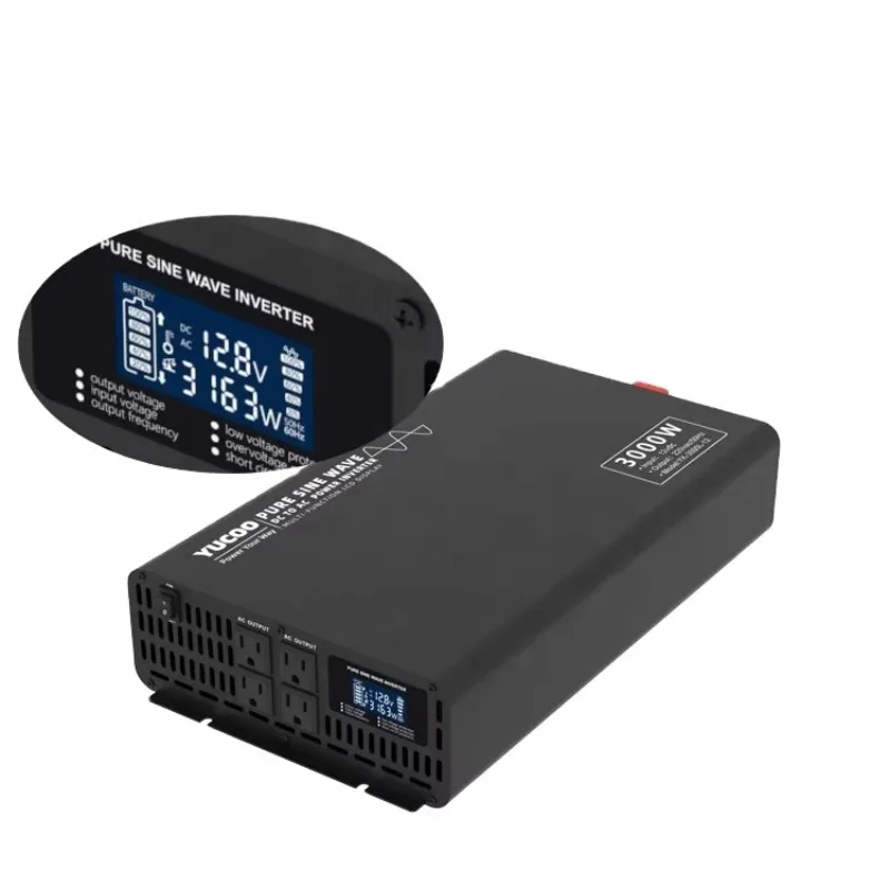 ATVLCD Display Pure Sine Wave Invater 3000w Inverter 24v To 220v For Home
ATVLCD Display Pure Sine Wave Invater 3000w Inverter 24v To 220v For Home