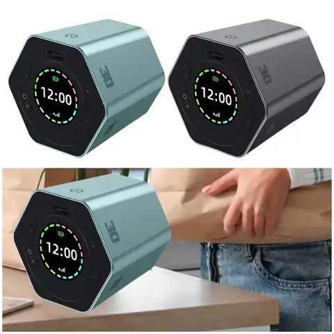 Timer Pomodoro 5/15/25/30/45/60 Minut z Możliwością Personalizacji, Odliczanie, Cichy, Czujnik Grawitacyjny, Timer Kuchenny do Biura, Zadań, Ćwiczeń, Czytania, Pracy