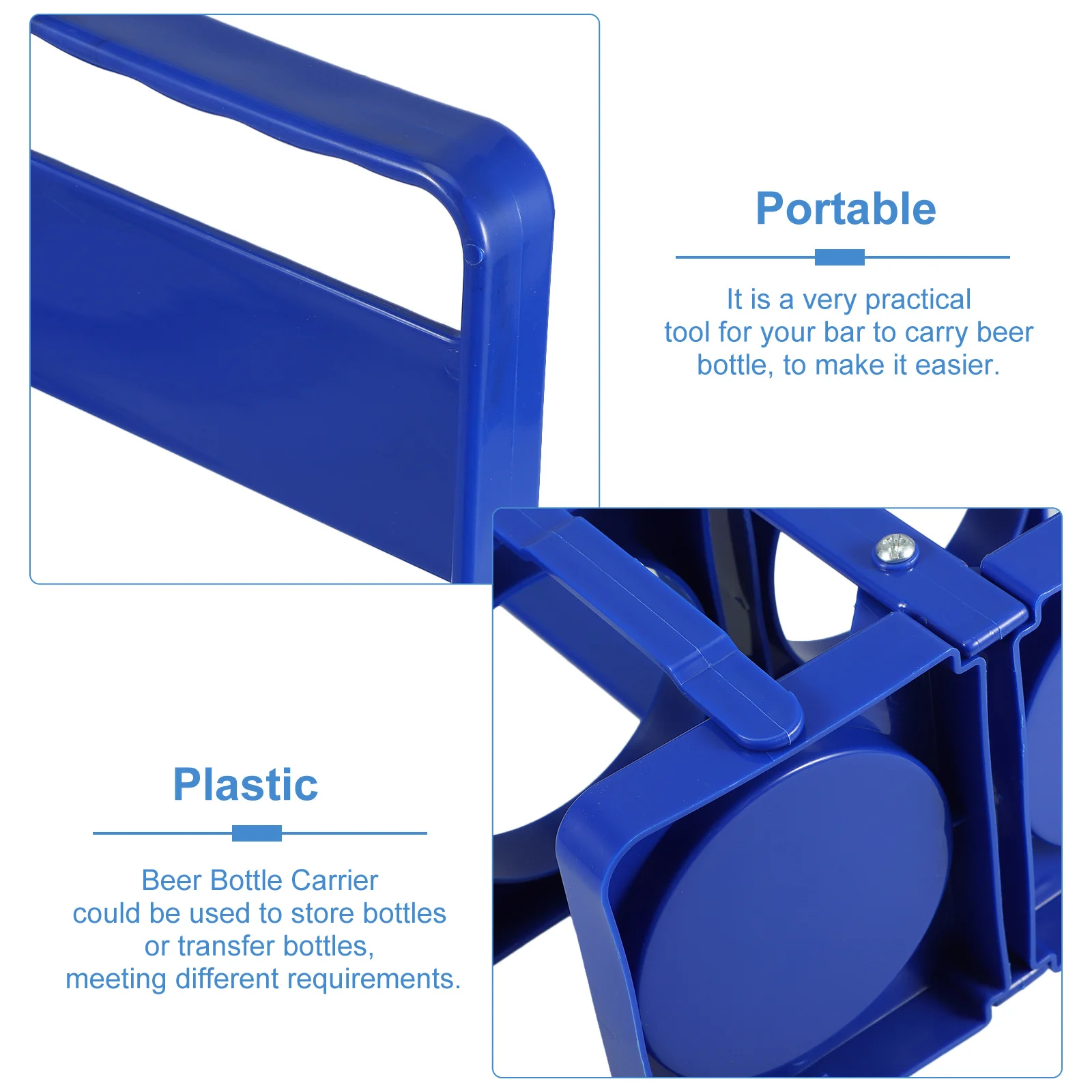 Portable Foldable Plastic Beer Carrier Basket Sturdy Comfortable Handle Practical Drink Holder Reusable Beer Bottle Rack
Portable Foldable Plastic Beer Carrier Basket Sturdy Comfortable Handle Practical Drink Holder Reusable Beer Bottle Rack