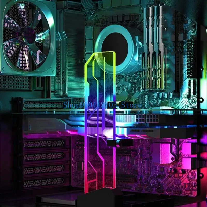 L4MD Memdered Glass -Grasscard Поддержка VGA Plater с 5 В 3PIN ARGB Lighting для настройки и обновлений настольных компьютеров и
L4MD Memdered Glass -Grasscard Поддержка VGA Plater с 5 В 3PIN ARGB Lighting для настройки и обновлений настольных компьютеров и