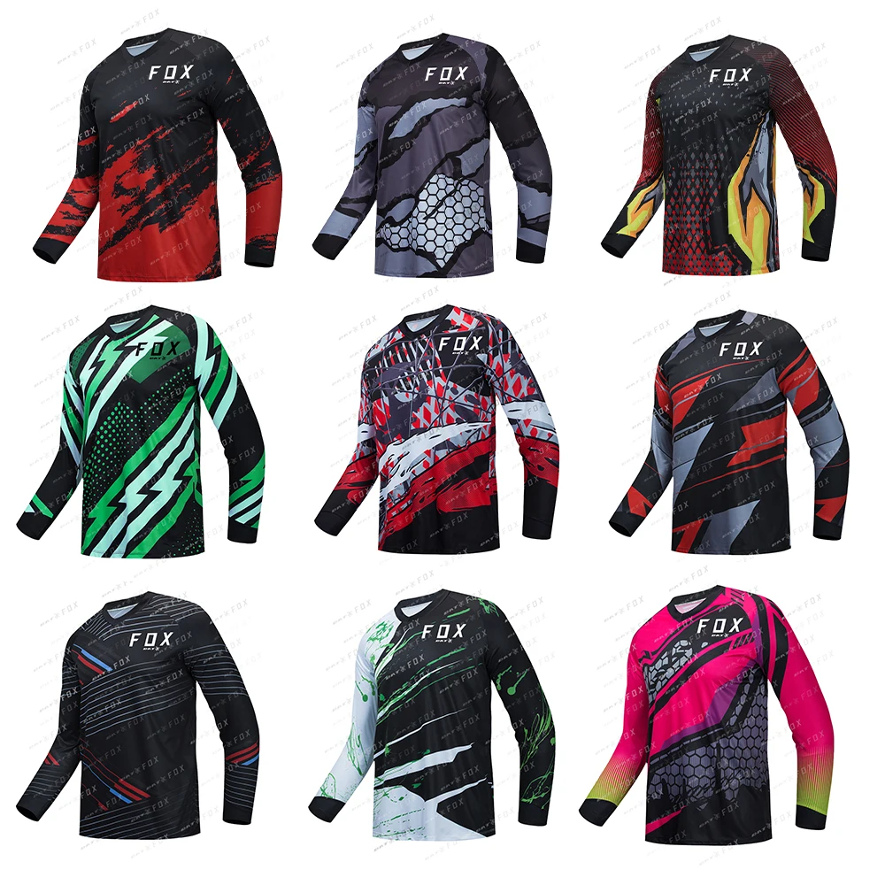 Men's BAT FOX Downhill Shirts MTB Jersey Mountain Bicycle Jersey Offroad DH Motocross Motorcycle Sportwear Clothing
Men's BAT FOX Downhill Shirts MTB Jersey Mountain Bicycle Jersey Offroad DH Motocross Motorcycle Sportwear Clothing
