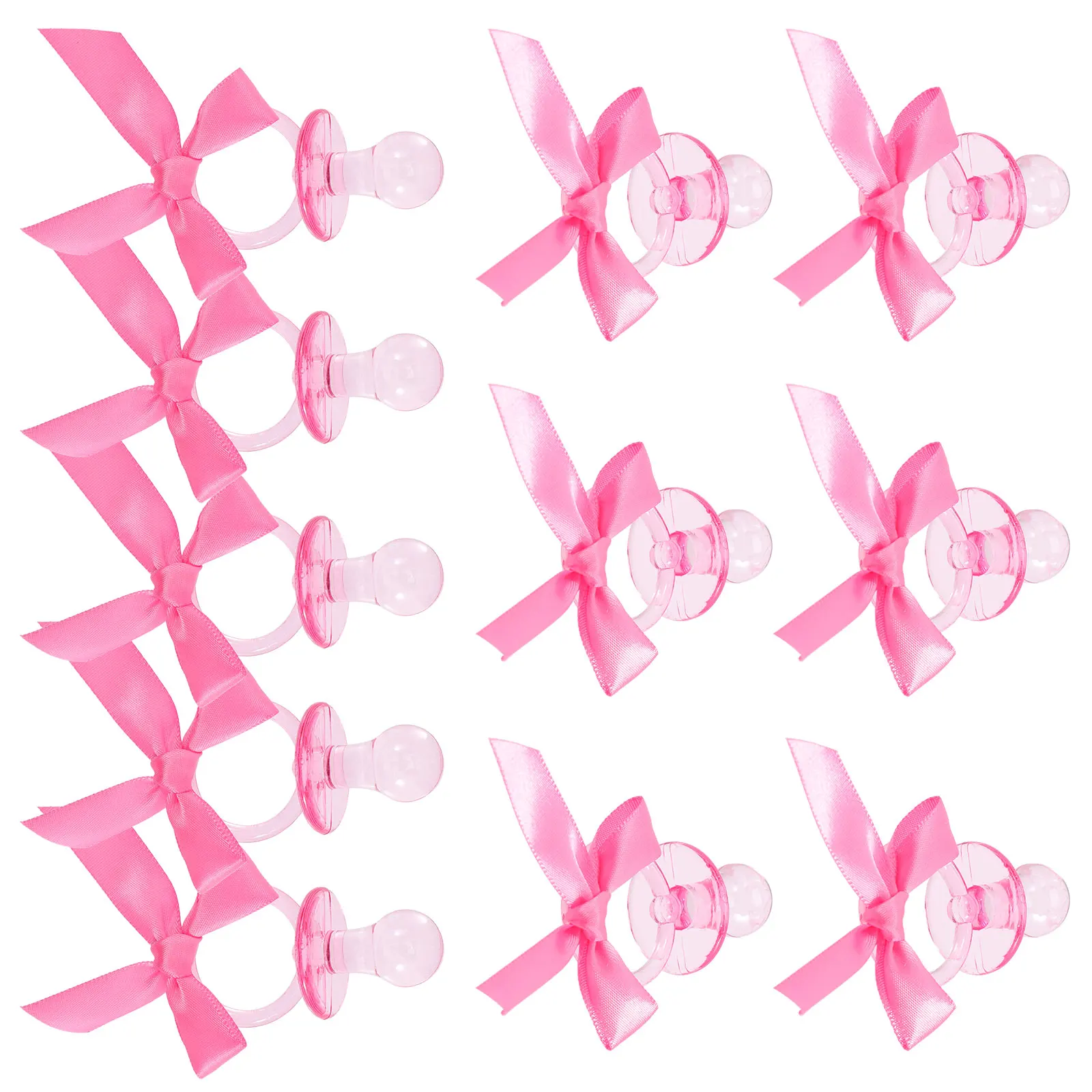 20 Pcs Mini Pacifier Decor Transparent Bows Baby Shower Favors Prizes Games Supplies Infant Feeding Accessories
20 Pcs Mini Pacifier Decor Transparent Bows Baby Shower Favors Prizes Games Supplies Infant Feeding Accessories