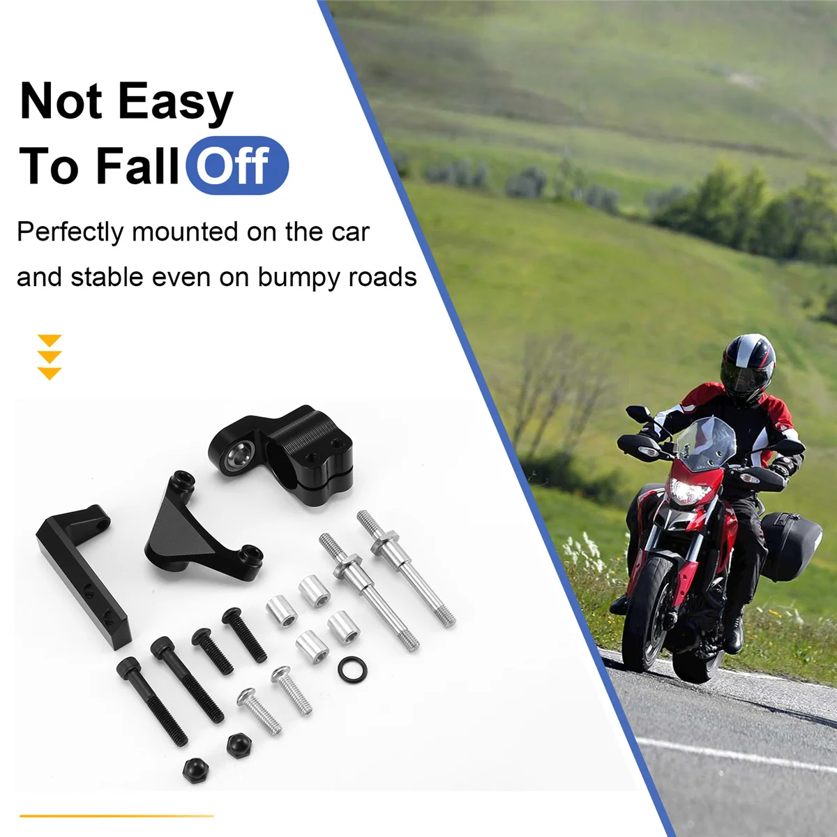 T47C_Motorcycle Damper Steering Stabilizer Mount Shock Absorber Bracket for Ducati Hypermotard 939 SP Hyperstrada 821 939
T47C_Motorcycle Damper Steering Stabilizer Mount Shock Absorber Bracket for Ducati Hypermotard 939 SP Hyperstrada 821 939