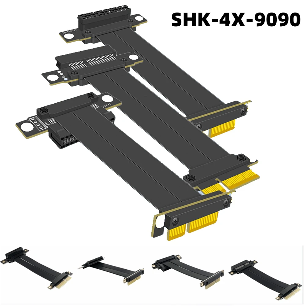 Кабель расширения PCI-E X4 PCIe 3,0x4, Удлинительный кабель Gen3 PCI Express 4x, карта расширения материнской платы, графического SSD RAID 4X, Райзер-удлинитель
Кабель расширения PCI-E X4 PCIe 3,0x4, Удлинительный кабель Gen3 PCI Express 4x, карта расширения материнской платы, графического SSD RAID 4X, Райзер-удлинитель