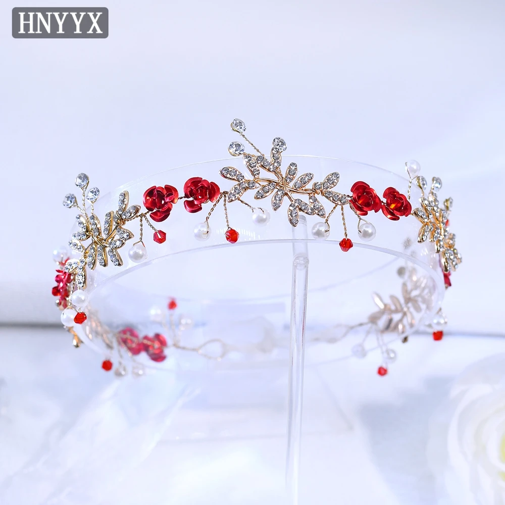 HNYYX Bride Wedding Hair Accessories Rose Rhinestone Headband Beautiful Girl Headdress Elegant Headwear With Organza Ribbon A364
HNYYX Bride Wedding Hair Accessories Rose Rhinestone Headband Beautiful Girl Headdress Elegant Headwear With Organza Ribbon A364