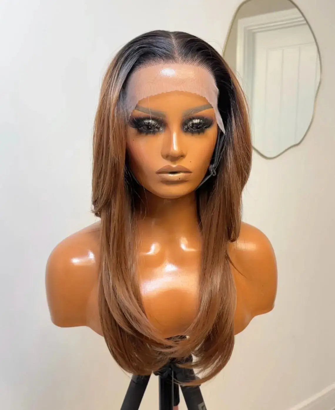 Ombre Layer Chestnut Brown Lace Front Wig Balayage Natural Straight Fiber PrePlucked Hairline Heat Resistant Synthetic Wig
Ombre Layer Chestnut Brown Lace Front Wig Balayage Natural Straight Fiber PrePlucked Hairline Heat Resistant Synthetic Wig