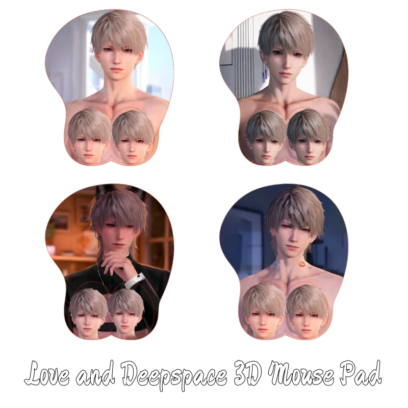 Love and Deepspace Sylus Xavier Rafayel, периферийные устройства персонажей аниме, 3D нагрудный коврик для мыши, креативный персонализированный силиконовый браслет
Love and Deepspace Sylus Xavier Rafayel, периферийные устройства персонажей аниме, 3D нагрудный коврик для мыши, креативный персонализированный силиконовый браслет