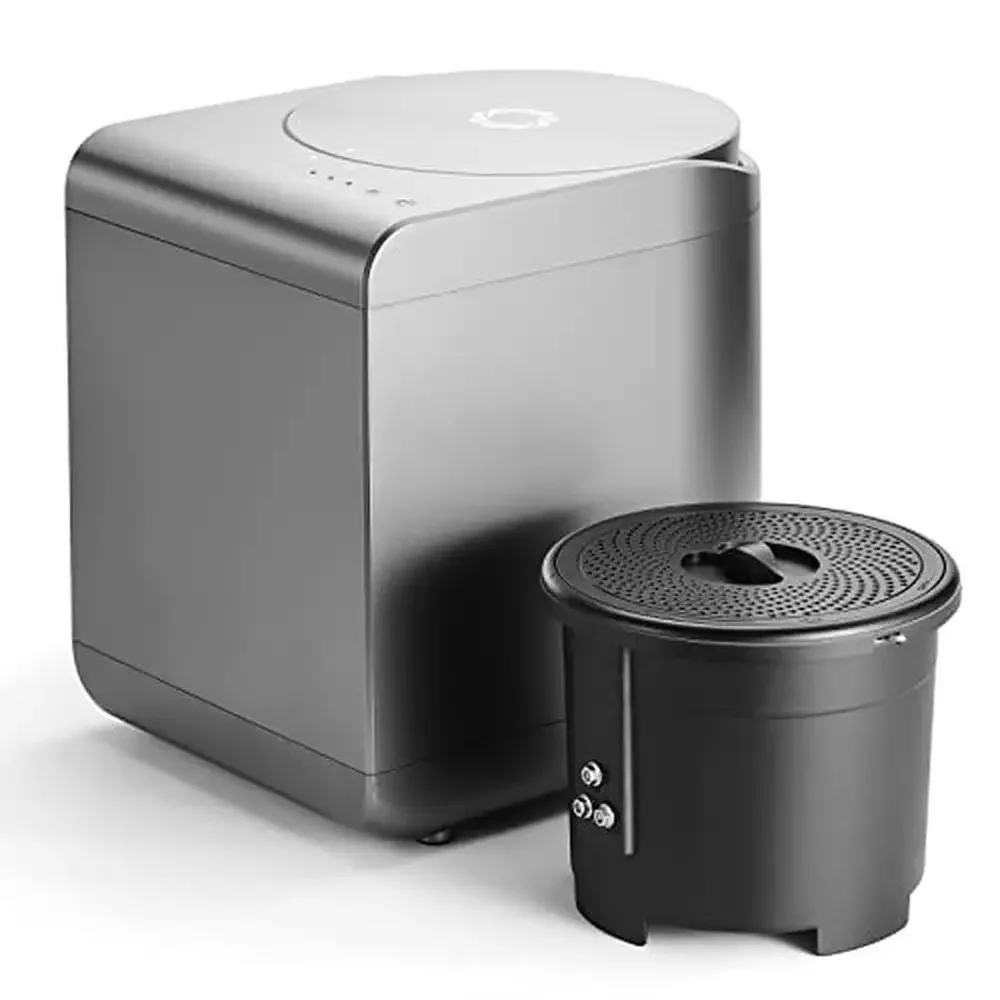 Electric Kitchen Composter Bundle with Spare Bucket Lid 2.5L Capacity SHARKSDEN® Tri-Blade Food Grinder Odor-Reducing Carbon
Electric Kitchen Composter Bundle with Spare Bucket Lid 2.5L Capacity SHARKSDEN® Tri-Blade Food Grinder Odor-Reducing Carbon