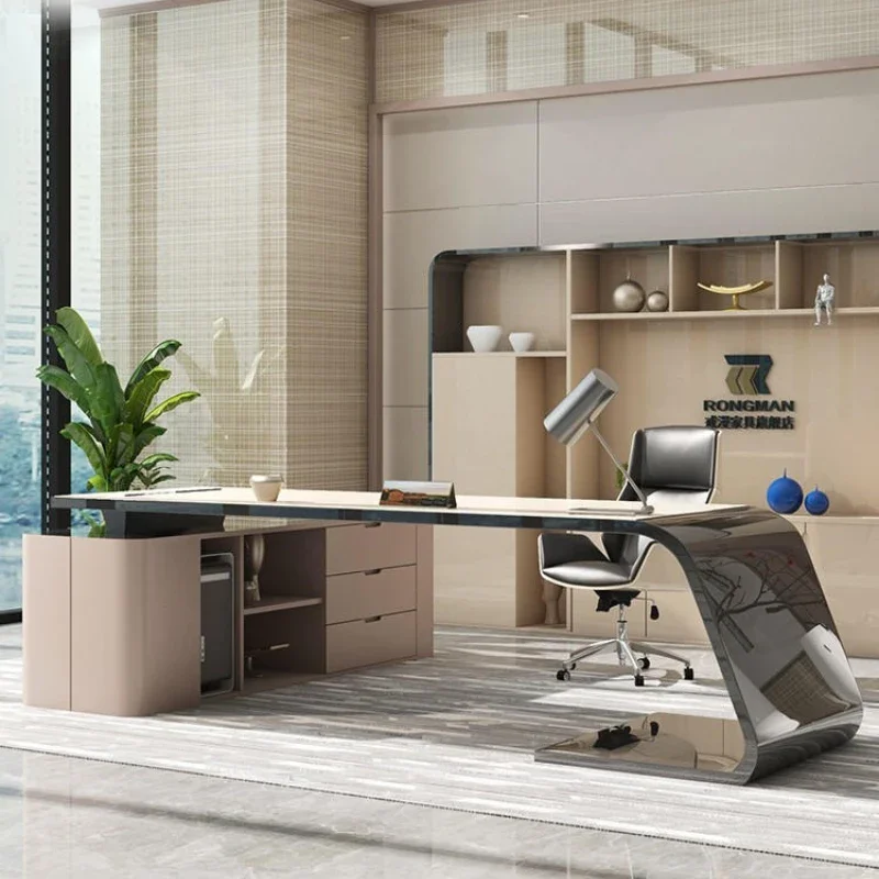 Study Designer's Office Desk Fashionable High-end Modern Simple Living Room Classics Floor Office Desk Unique Luxury Furniture
Study Designer's Office Desk Fashionable High-end Modern Simple Living Room Classics Floor Office Desk Unique Luxury Furniture