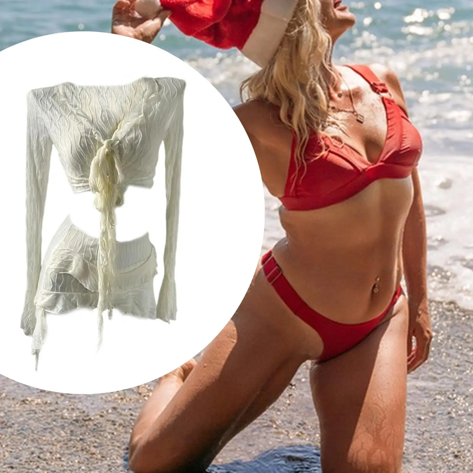 Women Swimsuit Ruffle Elegant Fashion V Neck Lightweight Ruched Swimwear Bikini Set for Pool Travel Vacation Party Holiday
Women Swimsuit Ruffle Elegant Fashion V Neck Lightweight Ruched Swimwear Bikini Set for Pool Travel Vacation Party Holiday