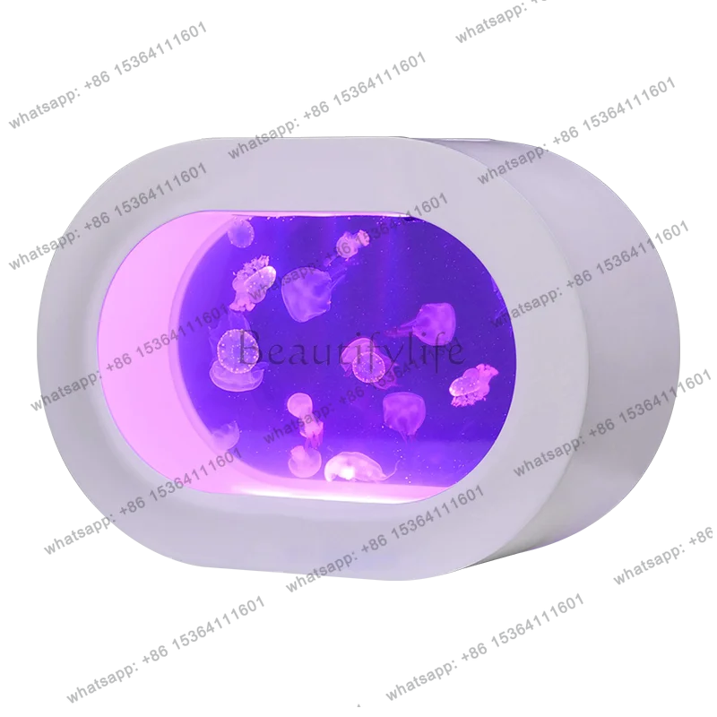 Creative desktop small sea moon jellyfish special fish tank seawater tank jellyfish circulation filtration
Creative desktop small sea moon jellyfish special fish tank seawater tank jellyfish circulation filtration