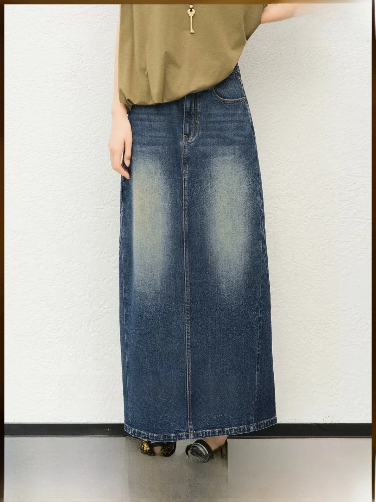 MeiYang Vintage Filter Washed High Waist Midi Denim Skirt Highlight Powder Relaxed Fit Casual Cotton Blend Zipper Closure
MeiYang Vintage Filter Washed High Waist Midi Denim Skirt Highlight Powder Relaxed Fit Casual Cotton Blend Zipper Closure
