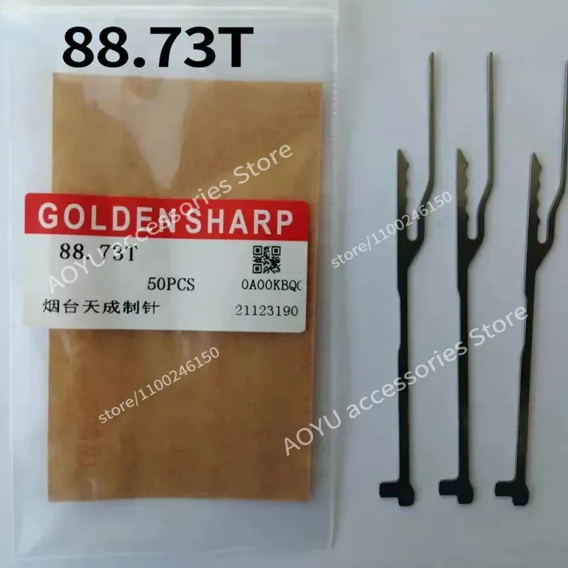 150 Pcs GOLDEN SHARP 88.73T Auxiliary Needles 12G For Computerized Flat Knitting Machines
150 Pcs GOLDEN SHARP 88.73T Auxiliary Needles 12G For Computerized Flat Knitting Machines
