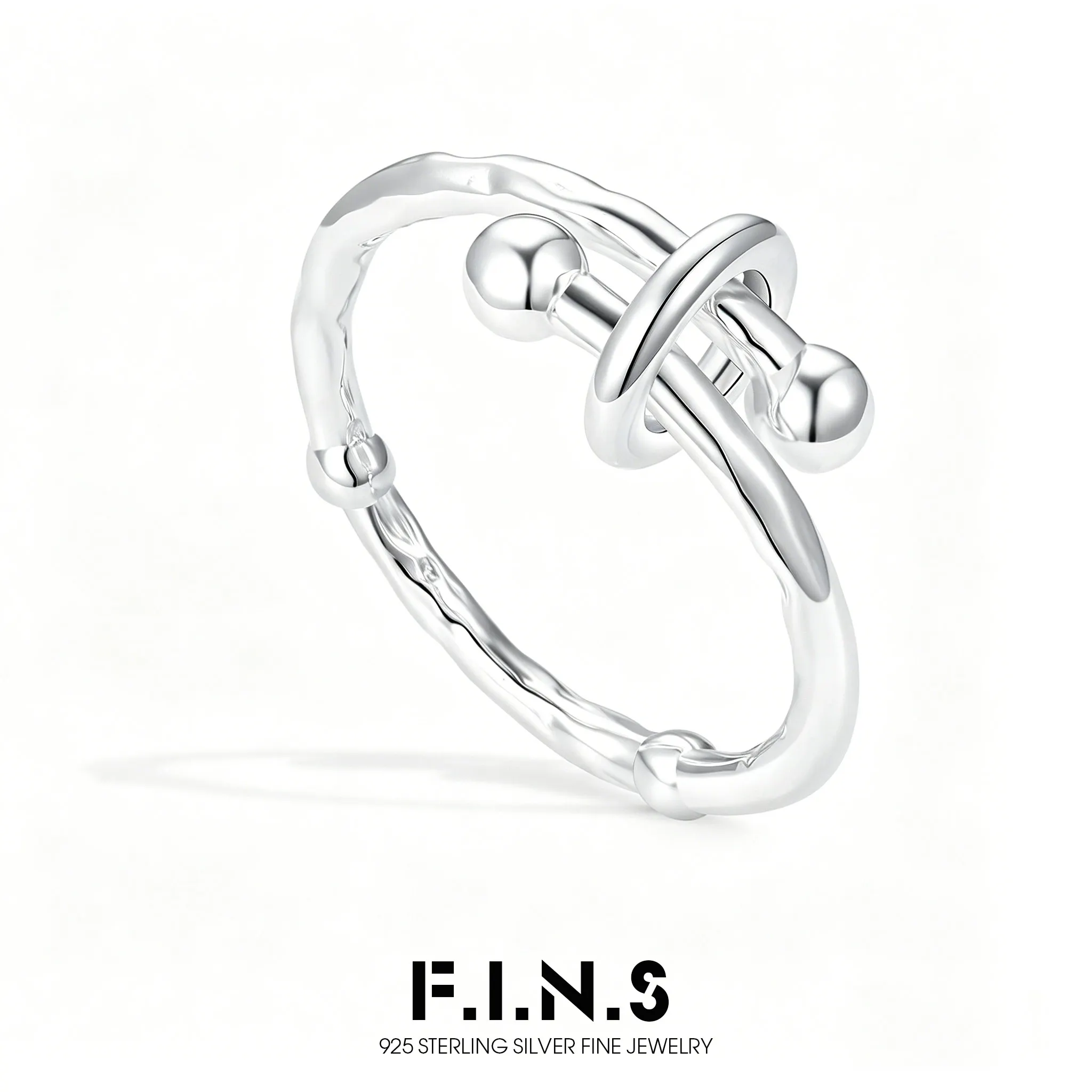 F.I.N.S Original Design S925 Sterling Silver Open Ring For Women Minimalist Adjustable Index Finger Fine Jewelry Hypoallergenic
F.I.N.S Original Design S925 Sterling Silver Open Ring For Women Minimalist Adjustable Index Finger Fine Jewelry Hypoallergenic