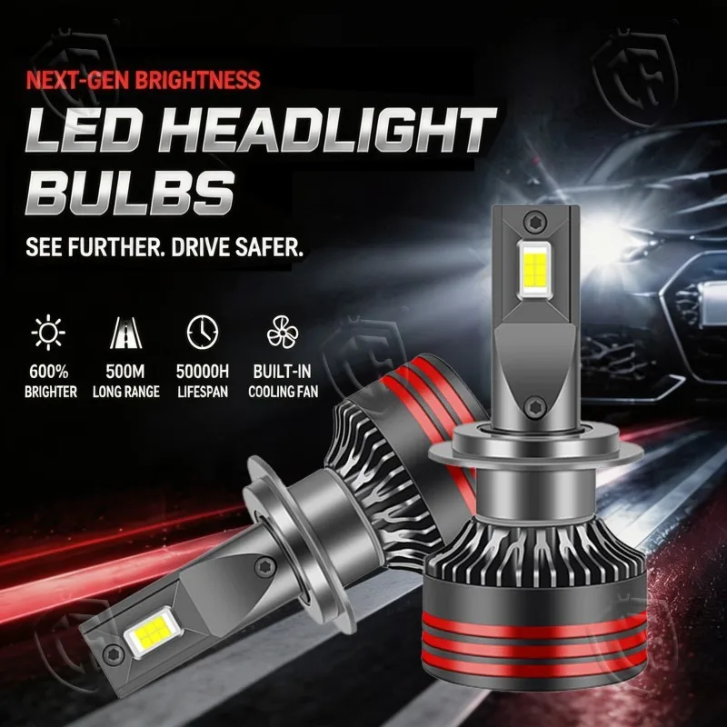 CF H1 H7 H11 LED Headlight 9005 9006 9007 H13 H4 LED Conversion Kit Hi/Lo Beam 30000LM 6000K Cool White Halogen Bulb Replacement
CF H1 H7 H11 LED Headlight 9005 9006 9007 H13 H4 LED Conversion Kit Hi/Lo Beam 30000LM 6000K Cool White Halogen Bulb Replacement