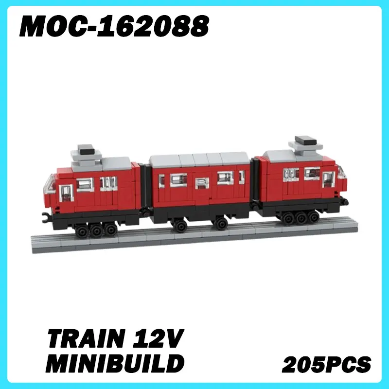 MOC-162088 Mini Train Series Train 12V Minibuild Desktop Ornament Collectible Education Model Brick Toy Birthday Gifts 205PCS
MOC-162088 Mini Train Series Train 12V Minibuild Desktop Ornament Collectible Education Model Brick Toy Birthday Gifts 205PCS