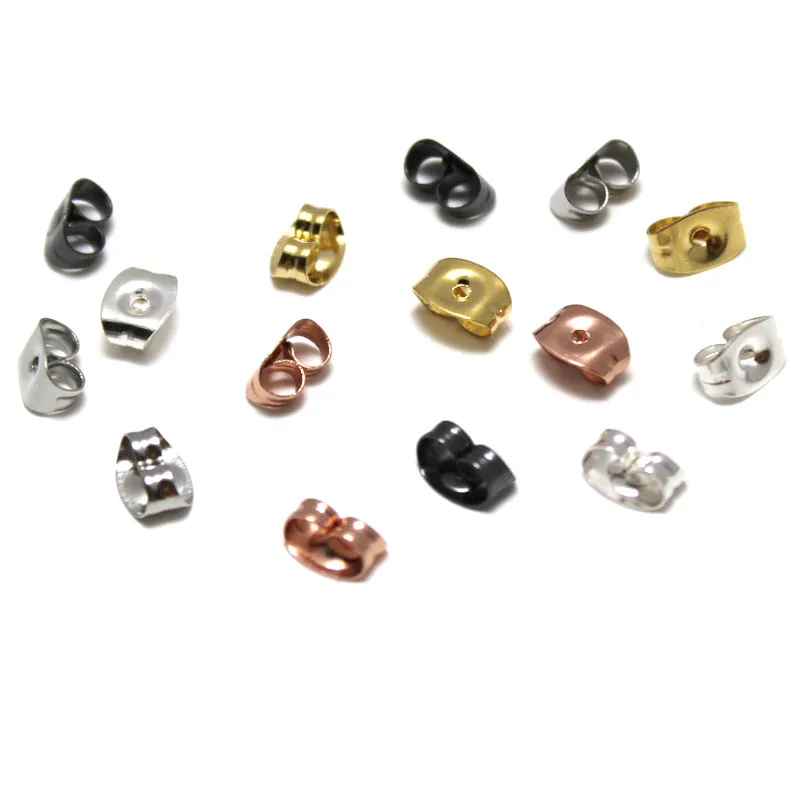 100pcs/lot 5mm 6mm Stainless Steel Earring Backs Stoppers Ear Plugs for Stud Earrings Jewelry Making DIY Earring Accessories
100pcs/lot 5mm 6mm Stainless Steel Earring Backs Stoppers Ear Plugs for Stud Earrings Jewelry Making DIY Earring Accessories