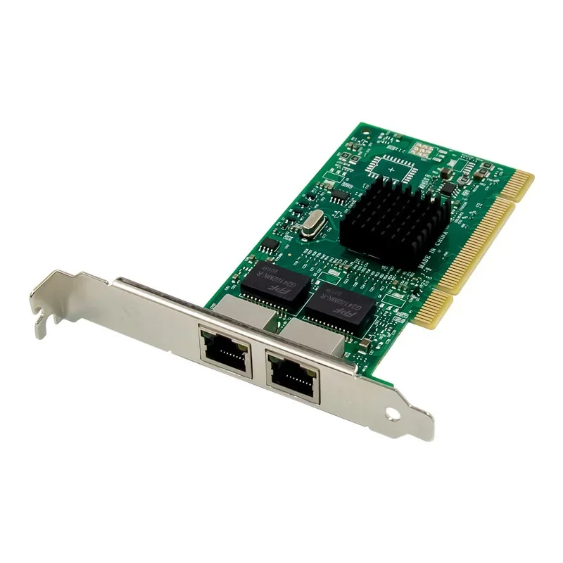 PCI DUAL Port Gigabit Server Network Card Chip Intel 82546EB PRO/1000MT PCI-X 2 Port RJ45 Ethernet NIC 1000M Network Adapter
PCI DUAL Port Gigabit Server Network Card Chip Intel 82546EB PRO/1000MT PCI-X 2 Port RJ45 Ethernet NIC 1000M Network Adapter