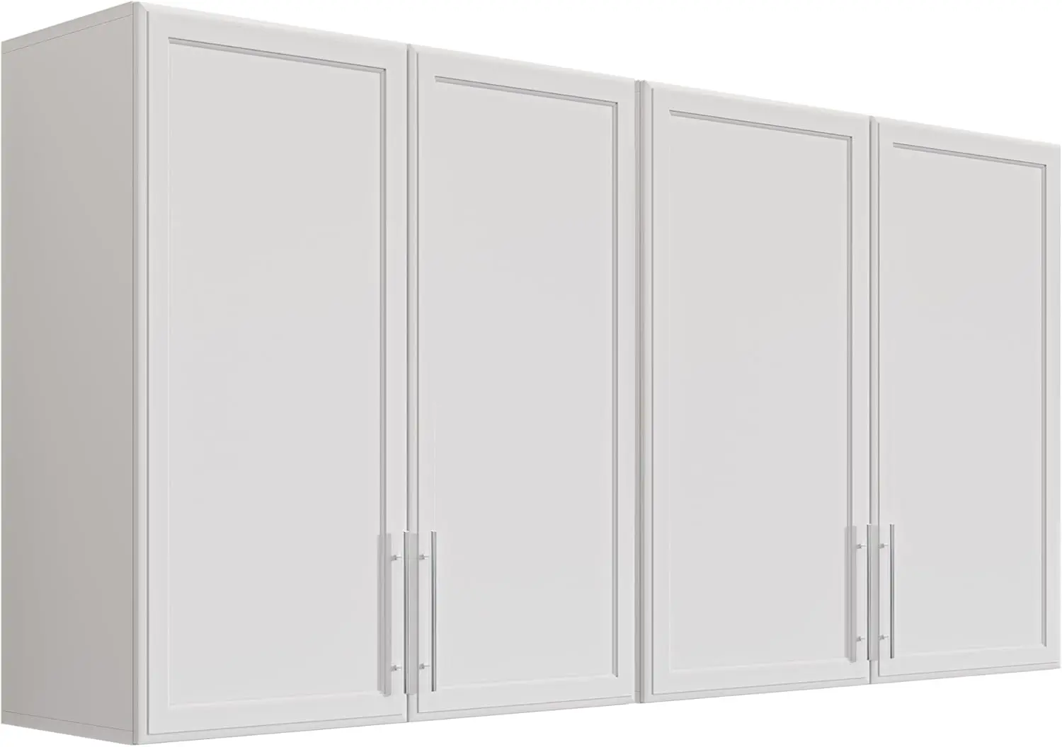 60" Laundry Room Wall Cabinets with Adjustable Shelf, Large Wall Storage Cabinet, White Wall Cabinet with Doors, Kitchen -White
60" Laundry Room Wall Cabinets with Adjustable Shelf, Large Wall Storage Cabinet, White Wall Cabinet with Doors, Kitchen -White