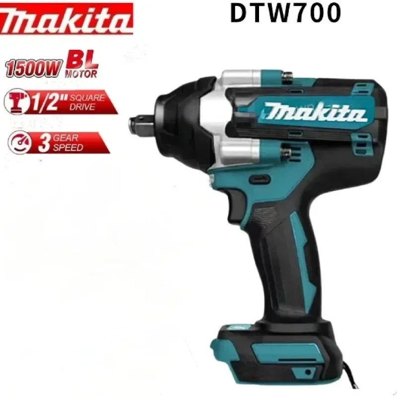 Makita DTW700 1000N.m Cordless Impact Wrench Brushless Electric Wrench Screwdriver Large Torque Auto Repair Power Tools
Makita DTW700 1000N.m Cordless Impact Wrench Brushless Electric Wrench Screwdriver Large Torque Auto Repair Power Tools