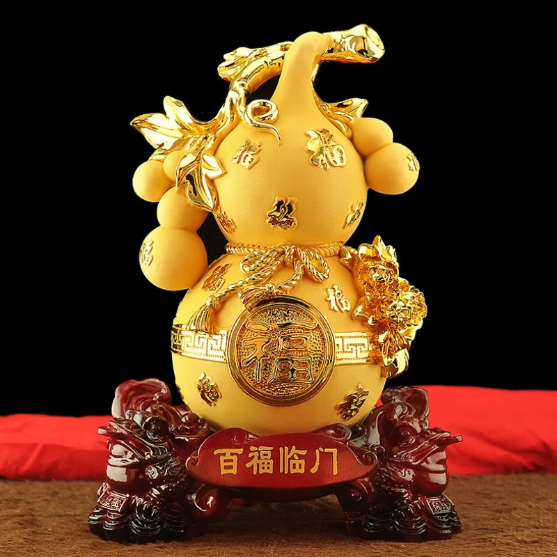 Chinese Gourd Ornament Attract Wealth Feng Shui Wealth Auspicious Home Decor Handmade Resin Craft Lucky Gift Collectible
Chinese Gourd Ornament Attract Wealth Feng Shui Wealth Auspicious Home Decor Handmade Resin Craft Lucky Gift Collectible