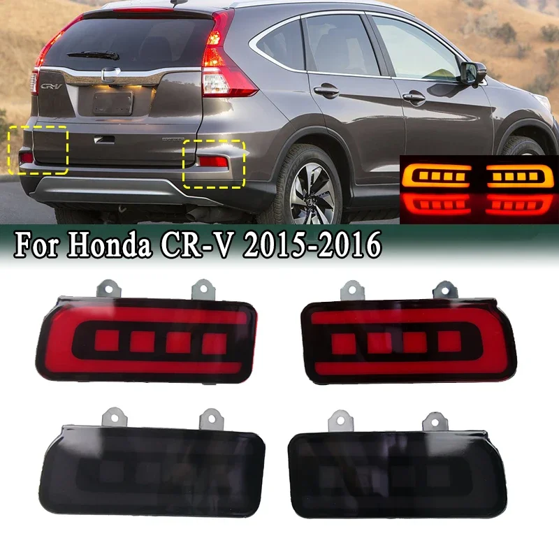 For Honda CR-V 2015 2016 LED Rear Bumper Lights DRL Reflector Daytime Running Driving Lamp Brake Light Turn Signals
For Honda CR-V 2015 2016 LED Rear Bumper Lights DRL Reflector Daytime Running Driving Lamp Brake Light Turn Signals