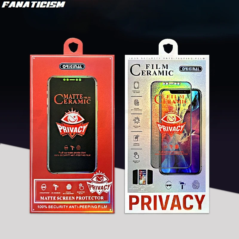 100pcs Phone Screen Protector Universal Packaging Box 3D Cardboard Packing Box For Anti blue-Ray Privacy 9D Ceramics Film Box
100pcs Phone Screen Protector Universal Packaging Box 3D Cardboard Packing Box For Anti blue-Ray Privacy 9D Ceramics Film Box