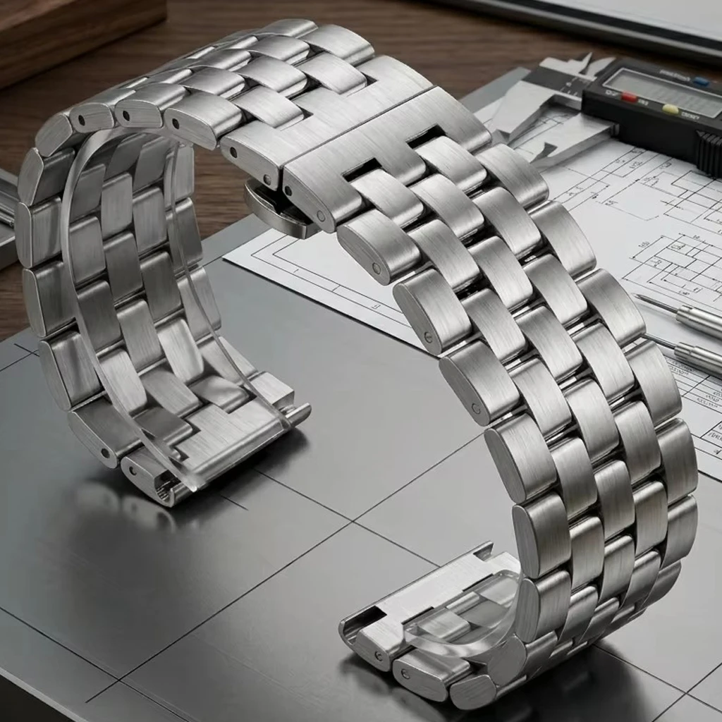 Heavy Duty Solid Stainless Steel Watch Band 20 22 24 26mm Brushed Silver Metal Bracelet Universal Thick Replacement Strap Men
Heavy Duty Solid Stainless Steel Watch Band 20 22 24 26mm Brushed Silver Metal Bracelet Universal Thick Replacement Strap Men