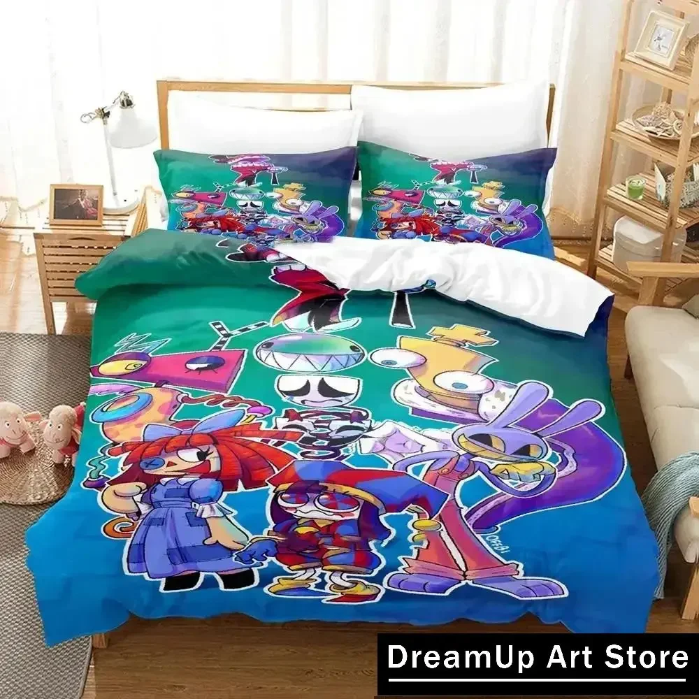 3D Print Amazing Digital Circus Bedding Set Boys Girls Twin Queen King Size Duvet Cover Pillowcase Bed boys Adult Bedroom
3D Print Amazing Digital Circus Bedding Set Boys Girls Twin Queen King Size Duvet Cover Pillowcase Bed boys Adult Bedroom