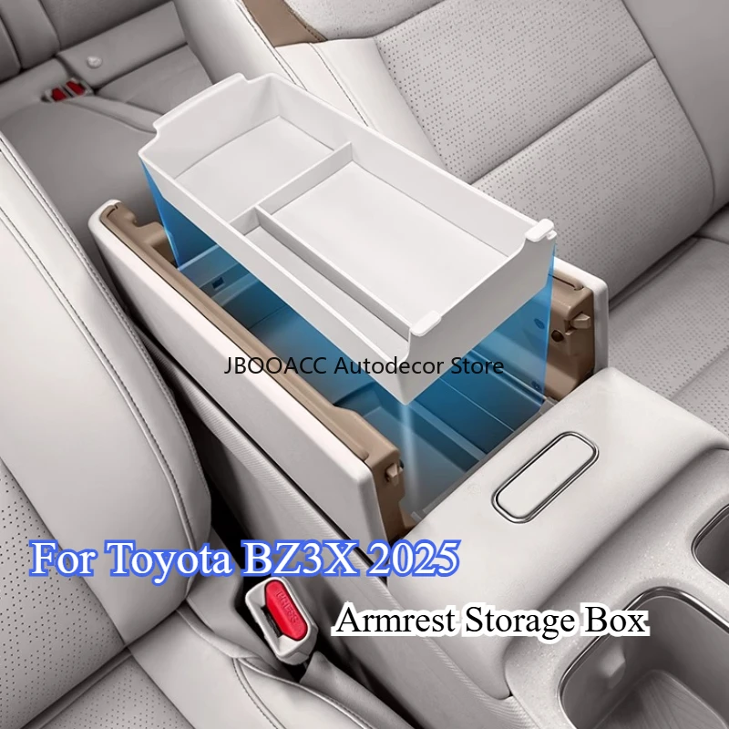 For Toyota BZ3X 2025 Car Armrest Box Storage Central Armrest Storage Box Center Console Organizer Decor Interior Car Accessories 
For Toyota BZ3X 2025 Car Armrest Box Storage Central Armrest Storage Box Center Console Organizer Decor Interior Car Accessories