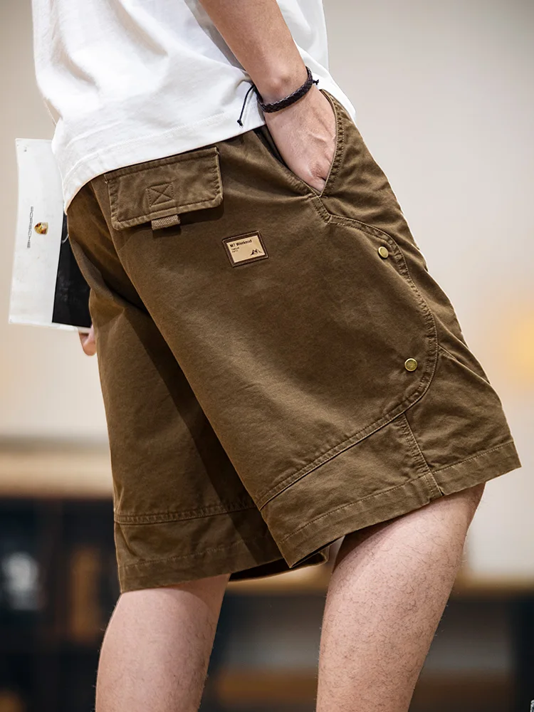 American Retro Washed Workwear Shorts Men's Summer New Loose Casual Five-Point Pure Cotton 5-Point Mid-Pants
American Retro Washed Workwear Shorts Men's Summer New Loose Casual Five-Point Pure Cotton 5-Point Mid-Pants