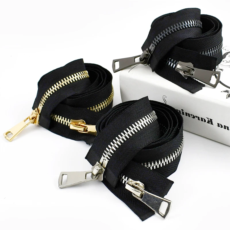 1Pc 70-100cm Metal Zipper 8# Auto Lock Zips Suitcase Bag Double/Single Slider Zip Jacket Coat Open End Ziper Sewing Accessories
1Pc 70-100cm Metal Zipper 8# Auto Lock Zips Suitcase Bag Double/Single Slider Zip Jacket Coat Open End Ziper Sewing Accessories