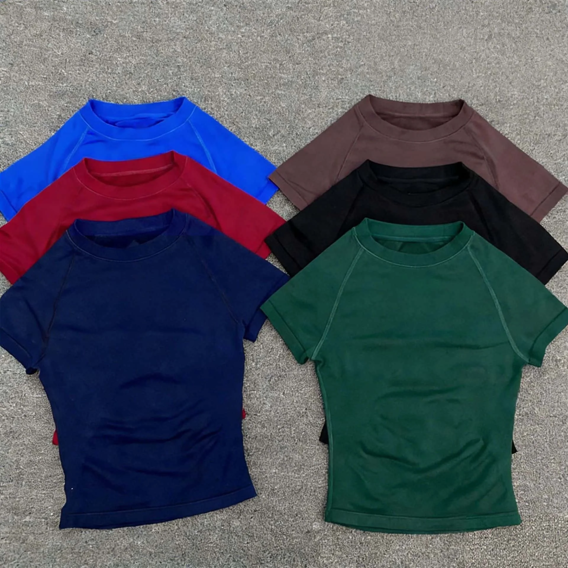 Yoga Short Sleeve Top Women's Slim-Fit Breathable Sports Fitness Top Solid Color High Elasticity Gym Daily Workout Casual Tee
Yoga Short Sleeve Top Women's Slim-Fit Breathable Sports Fitness Top Solid Color High Elasticity Gym Daily Workout Casual Tee