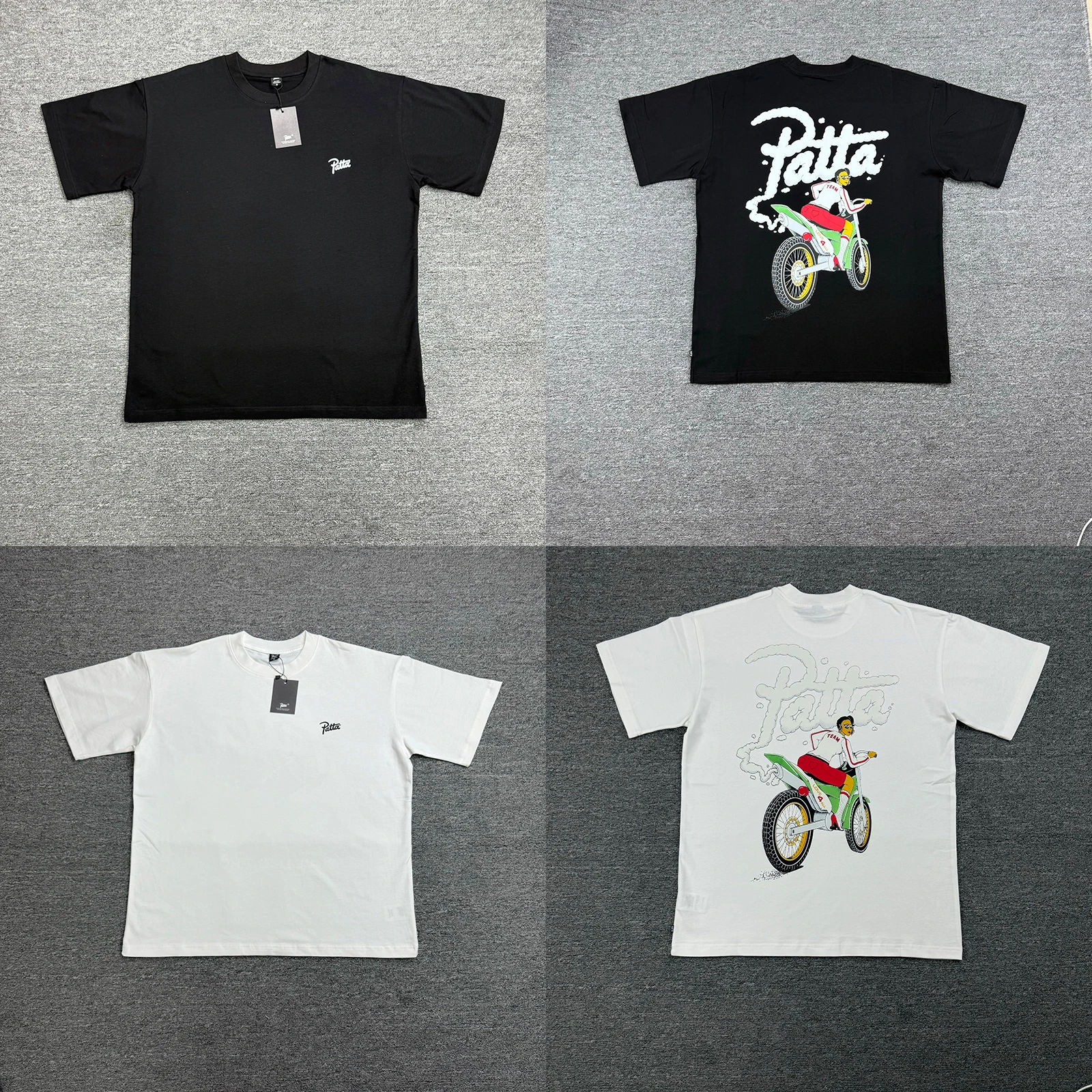 Good Quality PATTA T Shirt Fashion Women Men Summer Style Vintage Classic Style Tee
Good Quality PATTA T Shirt Fashion Women Men Summer Style Vintage Classic Style Tee