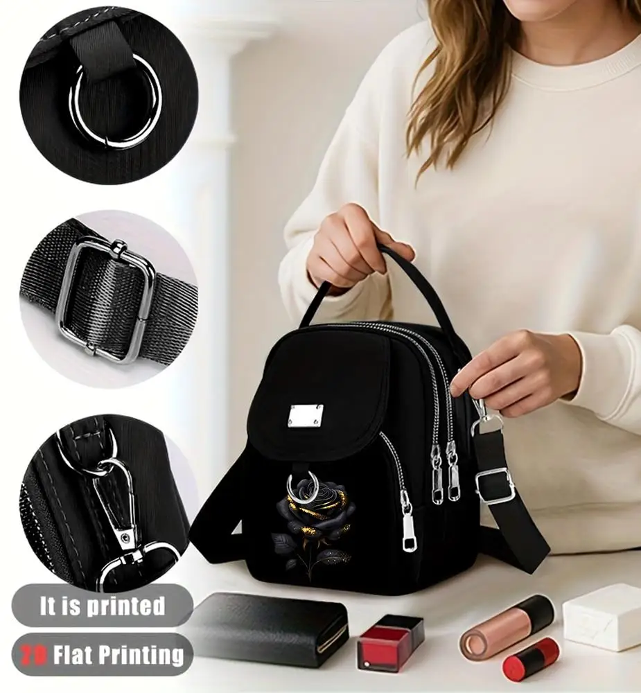 Сумка-клатч с принтом роз, женская сумка через плечо, модная сумка-мессенджер, унисекс, многофункциональная сумка для телефона, подарок
Сумка-клатч с принтом роз, женская сумка через плечо, модная сумка-мессенджер, унисекс, многофункциональная сумка для телефона, подарок