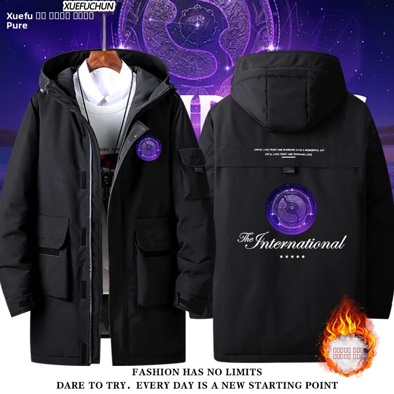 Dota2 Ti4 Event XG Tank Men's down Jaet Coat Warmth Polyester Fiber Long Sve Hooded Zipper Closure Loose Fit Autumn Winter
Dota2 Ti4 Event XG Tank Men's down Jaet Coat Warmth Polyester Fiber Long Sve Hooded Zipper Closure Loose Fit Autumn Winter