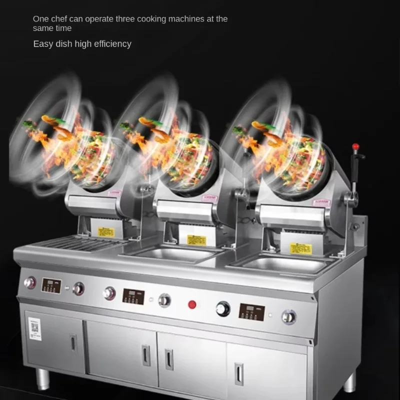 Электрический автоматический коммерческий кухонный робот-вок для ресторанов, из нержавеющей стали 304, настенный, 220В
Электрический автоматический коммерческий кухонный робот-вок для ресторанов, из нержавеющей стали 304, настенный, 220В