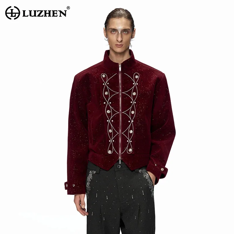LUZHEN 2025 новая оригинальная стильная повседневная куртка с индивидуальным рисунком и вышивкой, мужская роскошная красивая декоративная куртка на пуговицах JY5358
LUZHEN 2025 новая оригинальная стильная повседневная куртка с индивидуальным рисунком и вышивкой, мужская роскошная красивая декоративная куртка на пуговицах JY5358