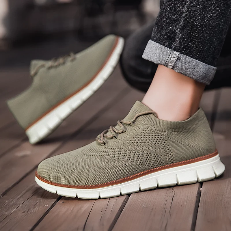 Classic Fashion Khaki Men's Brogue Shoes Large Size 47 Breathable Shoes Men Comfort Lace-up Casual Shoes for Men Zapatos Hombre
Classic Fashion Khaki Men's Brogue Shoes Large Size 47 Breathable Shoes Men Comfort Lace-up Casual Shoes for Men Zapatos Hombre