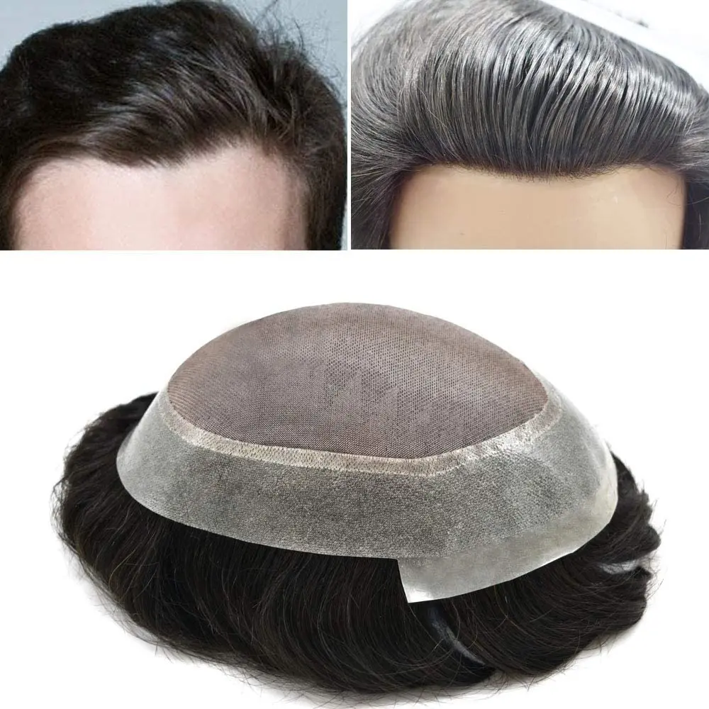 Invisible Mono Base Men Toupee 100% Human Hair Lace Front Pre Vented Natural Hairline Can Be Parted Anywhere
Invisible Mono Base Men Toupee 100% Human Hair Lace Front Pre Vented Natural Hairline Can Be Parted Anywhere