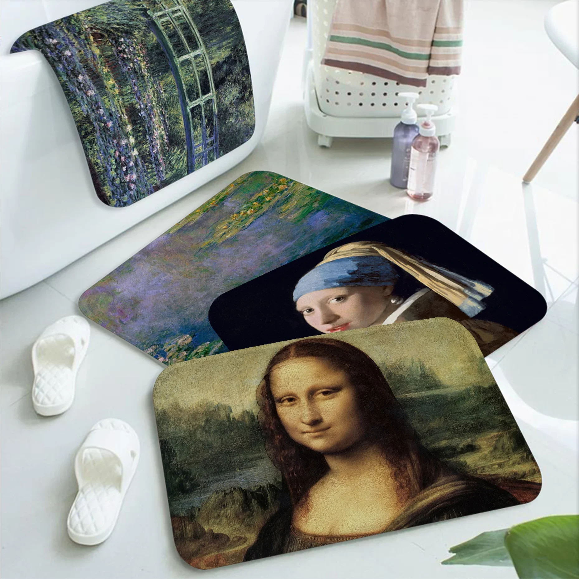 Oil Painting Floor Mat Bath Mat Nordic Style Home Doormat Bathroom-Toilet Mats Bedroom Welcome Doormat
Oil Painting Floor Mat Bath Mat Nordic Style Home Doormat Bathroom-Toilet Mats Bedroom Welcome Doormat
