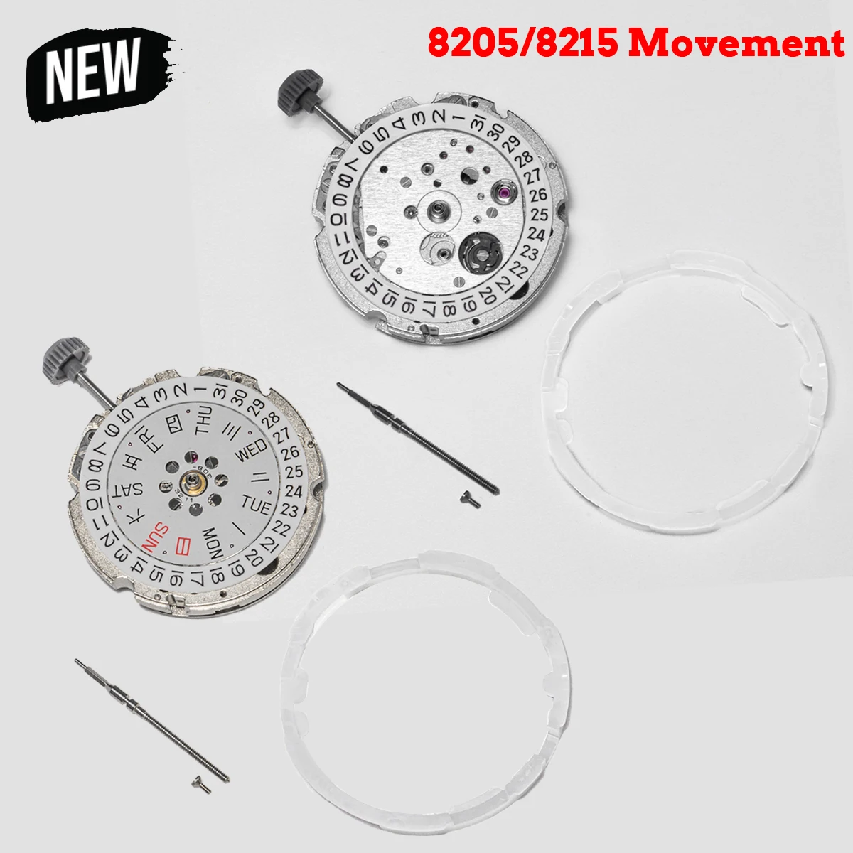 Miyota 8215 8205 Mechanical nh34 nh35 21 Jewels Automatic Movement GMT Date Double Calendar Setting Precision Watch Accessories
Miyota 8215 8205 Mechanical nh34 nh35 21 Jewels Automatic Movement GMT Date Double Calendar Setting Precision Watch Accessories