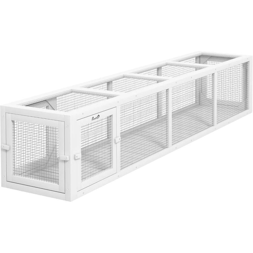 PawHut Outdoor Cat Tunnel with Extendable Design, 79" L Wooden Cat Run with Weather Protection, Connecting Inside and Outside, f
PawHut Outdoor Cat Tunnel with Extendable Design, 79" L Wooden Cat Run with Weather Protection, Connecting Inside and Outside, f