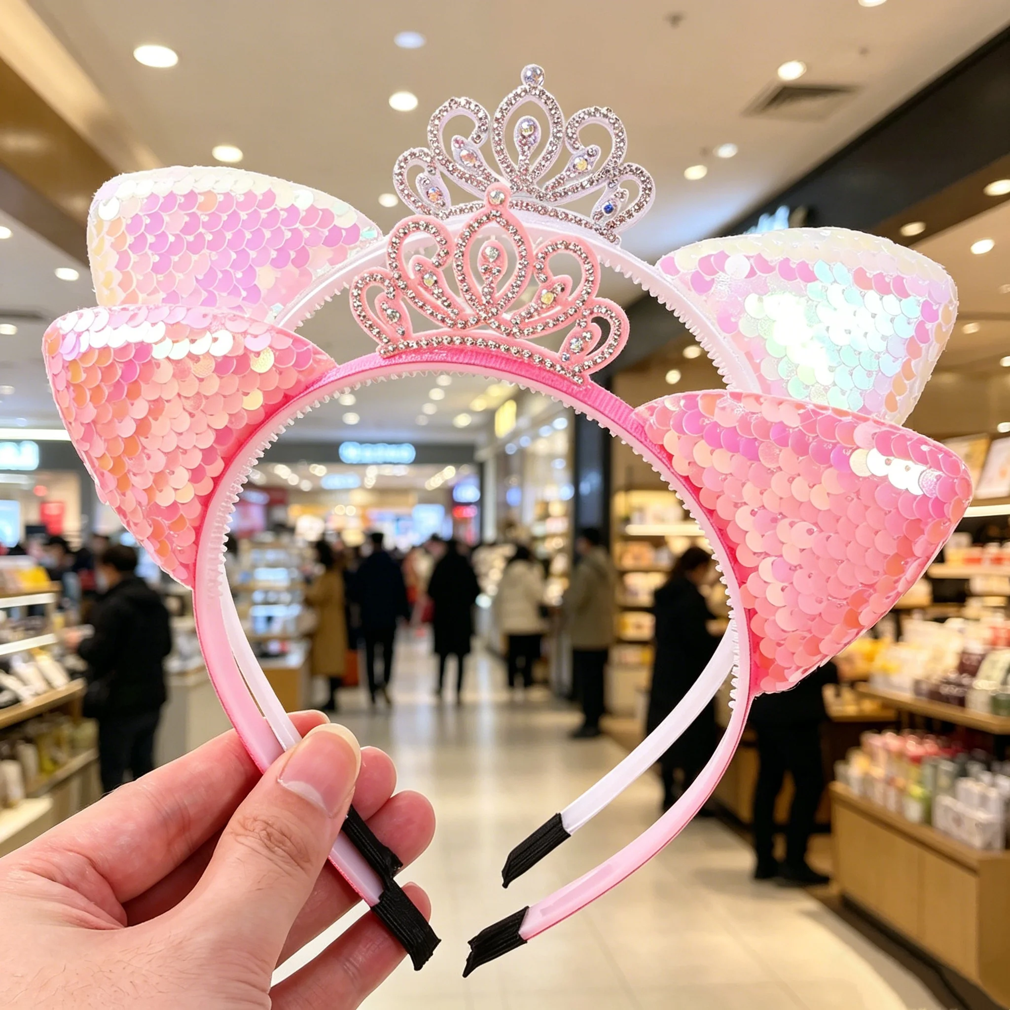 2pcs Cartoon Cat Ear Headbands Sequin Cat Hairbands Party Crown Headband Women Girls Hair Accessories
2pcs Cartoon Cat Ear Headbands Sequin Cat Hairbands Party Crown Headband Women Girls Hair Accessories