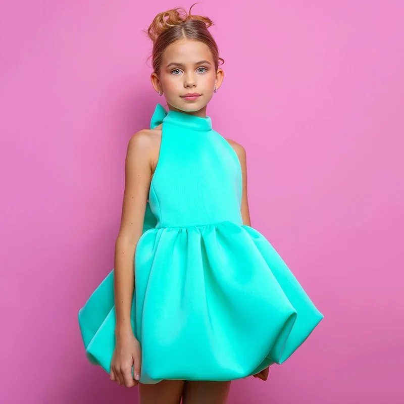 Tiffany A-line Back 3 Bow Flower Girl Dresses Modest Little Girl Dress Satin Sleeveless Baby Girl Dresses Customized Gift 2025
Tiffany A-line Back 3 Bow Flower Girl Dresses Modest Little Girl Dress Satin Sleeveless Baby Girl Dresses Customized Gift 2025
