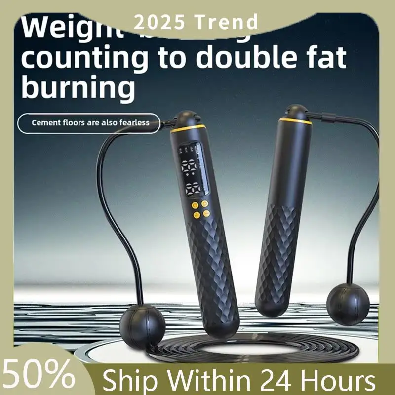 A35F New Intelligent Counting Skipping Rope Weight-Bearing Ropeless Dual-Purpose Fitness Exercise Steel Wire
A35F New Intelligent Counting Skipping Rope Weight-Bearing Ropeless Dual-Purpose Fitness Exercise Steel Wire